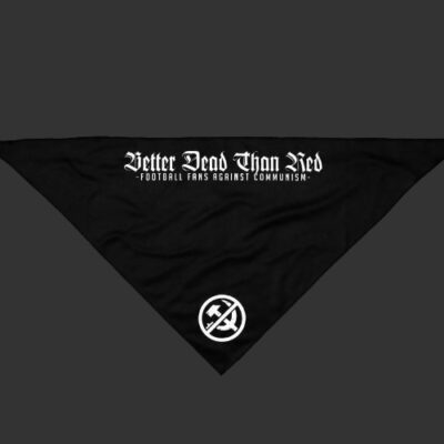 Bandana multifunctionala Better Dead Than Red