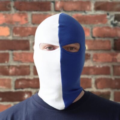 Cagula PGwear alb-albastru