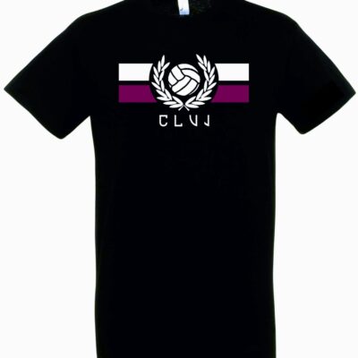 Tricou Cluj-Napoca alb-vișiniu #1