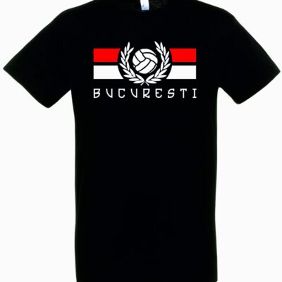 Tricou Bucuresti alb-rosu #1