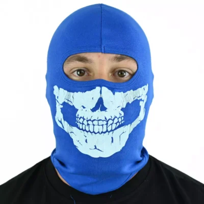 Cagula skull albastra