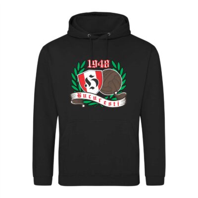 Hanorac Bucuresti alb-rosu #2