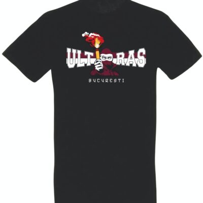 Tricou București alb-vișiniu #5