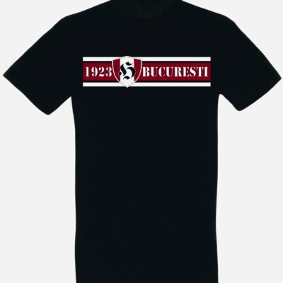 Tricou București alb-vișiniu #6